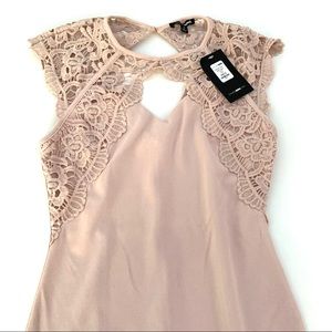 NWT fashion nova lace midi dress